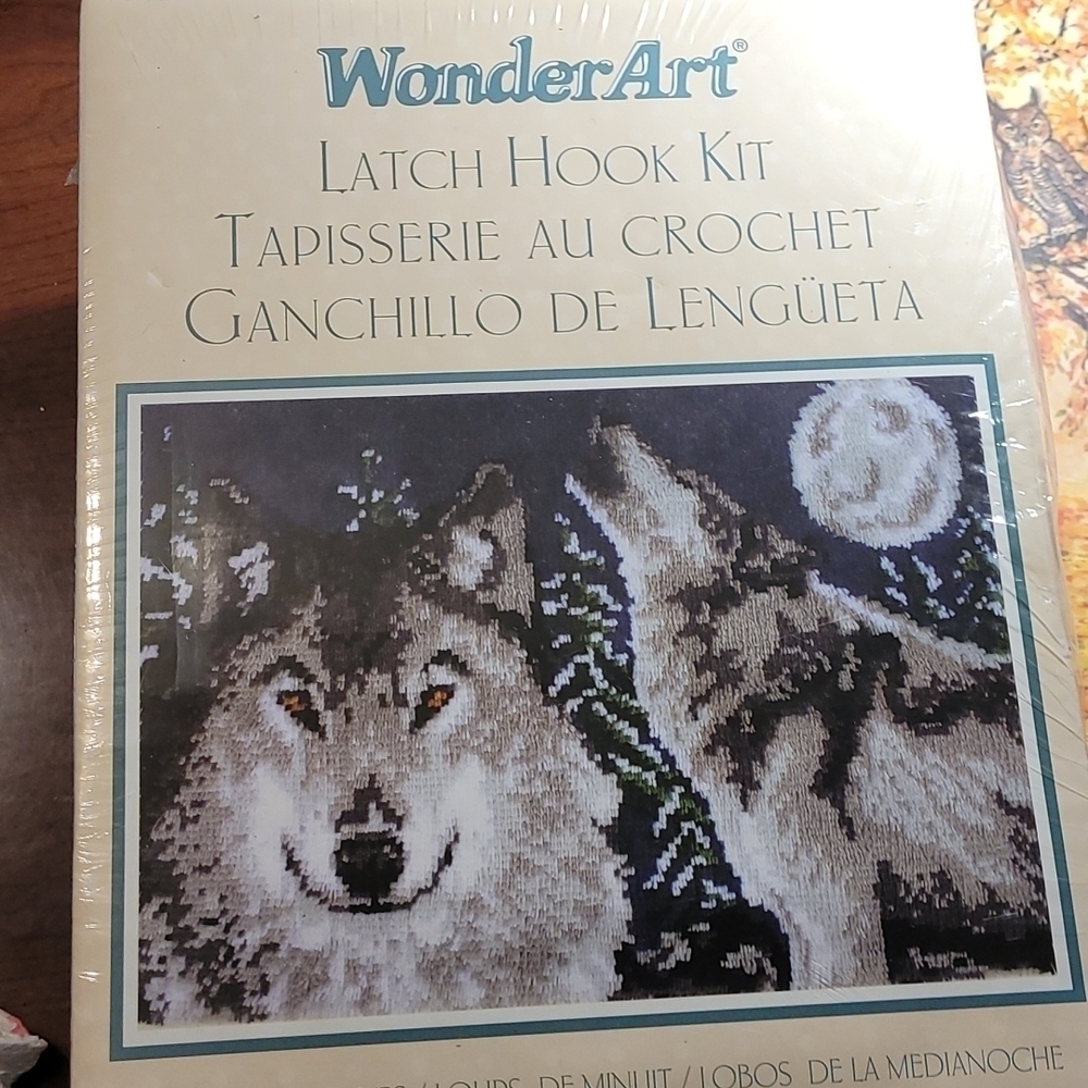 Wonder Art Wolf Tapestry Kit NWT